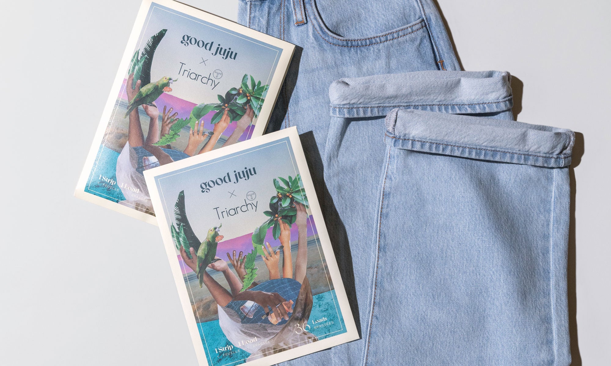 Official image for Good Juju and Triarchy create limited-edition laundry detergent eco-strips
