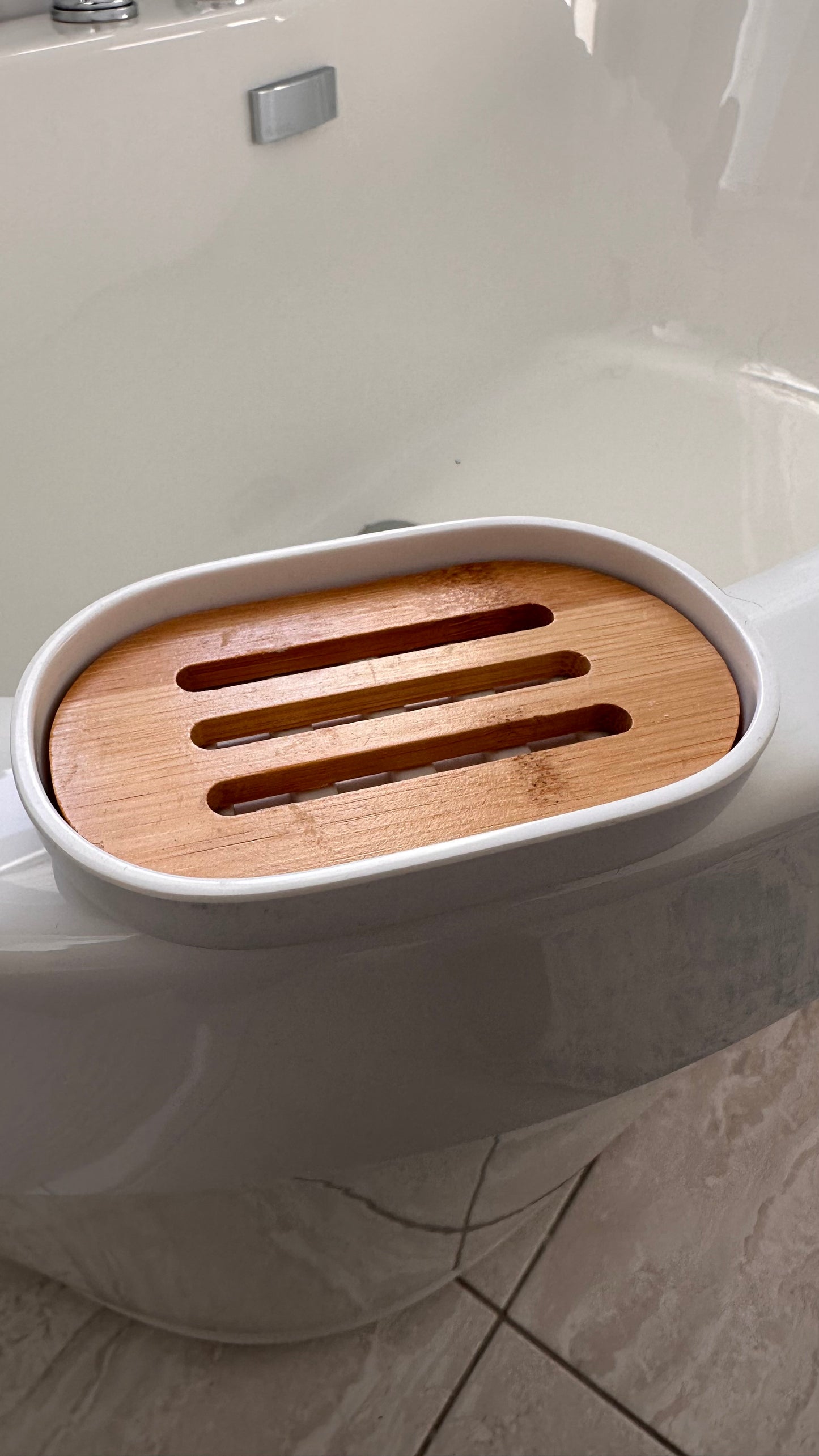 Bamboo + PLA Soap Dish